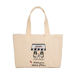 With You Time Flies Tote Bag